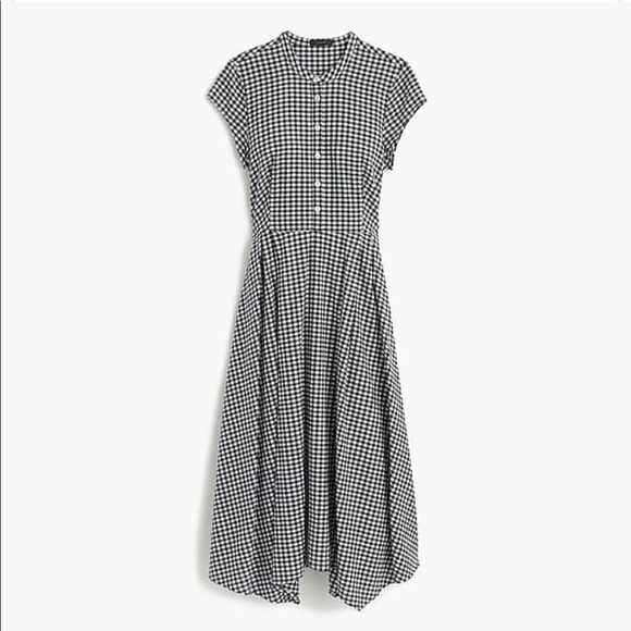 J. Crew Dresses & Skirts - NWT - J. Crew Gingham short-sleeve shirtdress